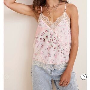 Lace Floral Tank Top